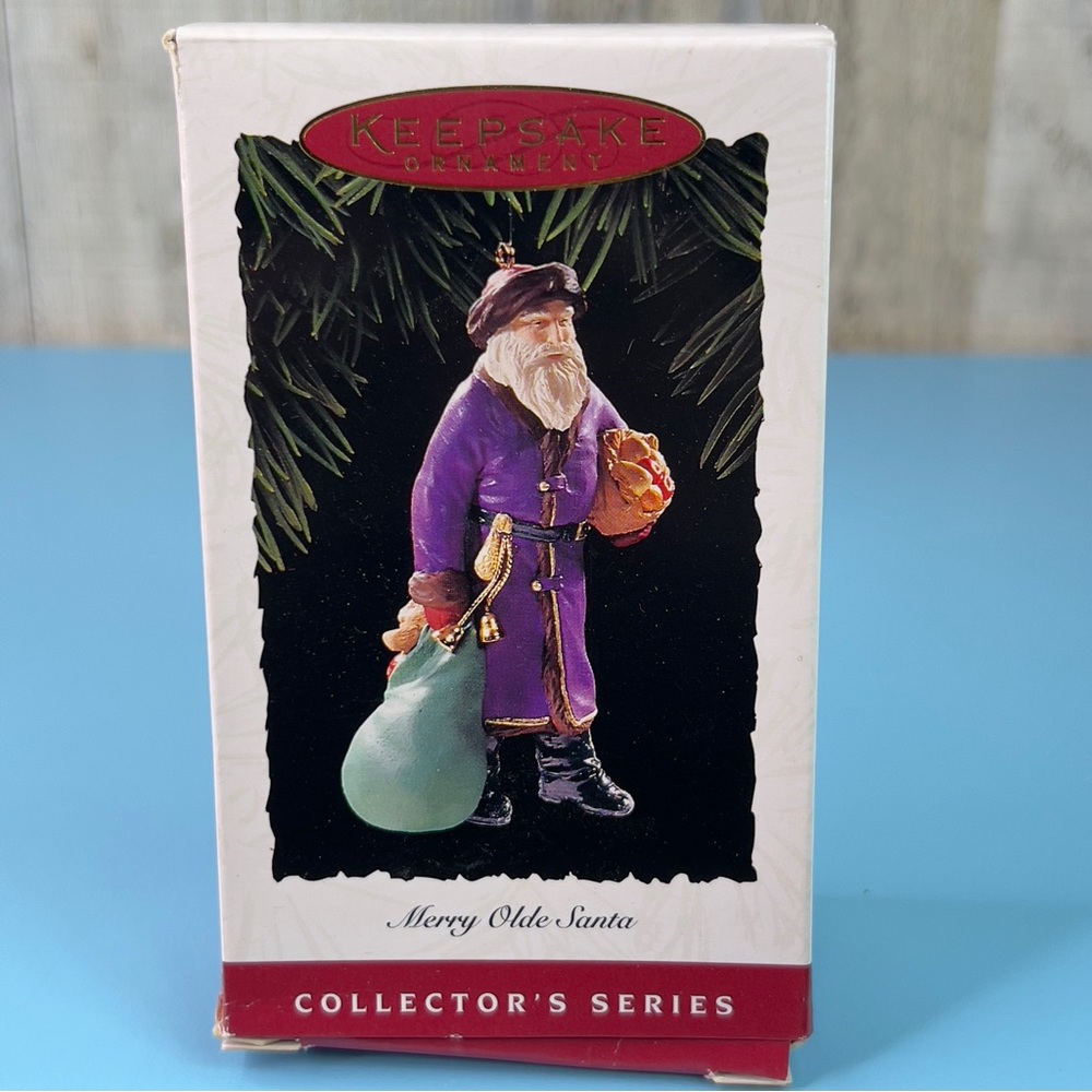 Hallmark Keepsake Ornament Merry Olde Santa Handcrafted & Dated 1995